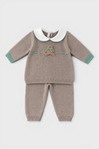 Completo nascita Neonato Verde ORSETTO BABY 527/4873 by BABY LORD