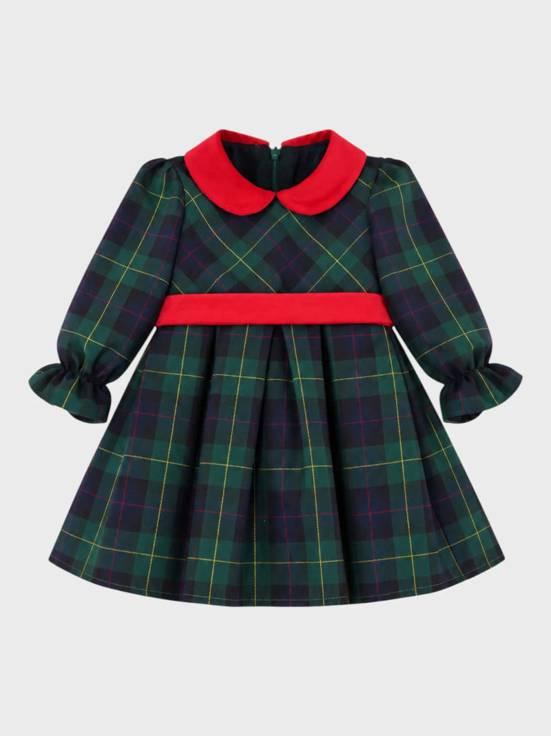 Abito Bimba Verde B0837A1 by BUFI