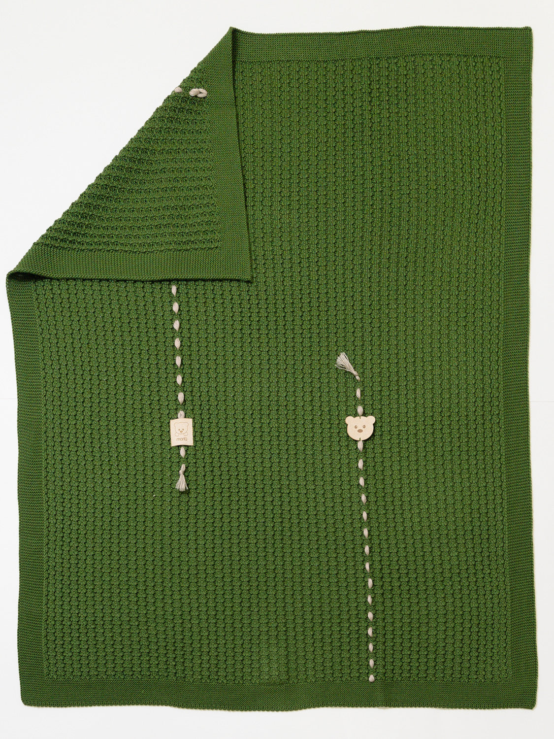 Coperta Neonato VERDE IN6280 -  NANU' BABY