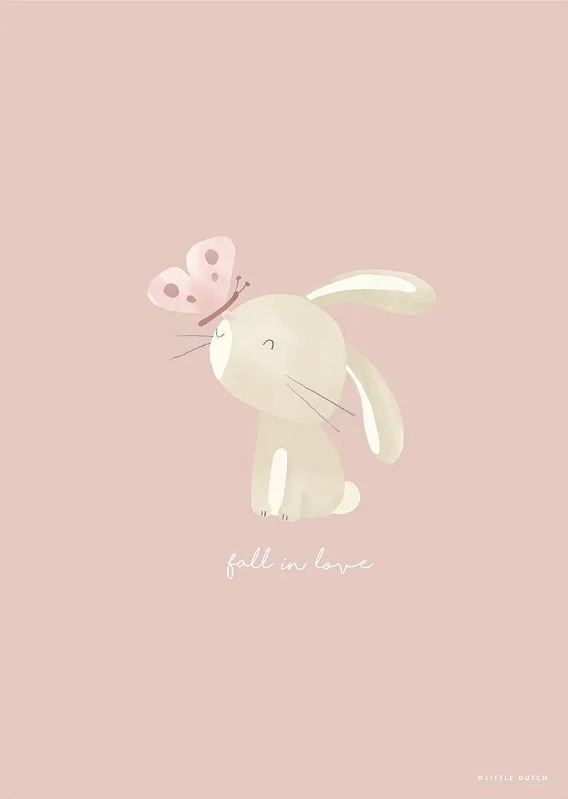 Poster A3 Rosa PW11421690 by LITTLE DUTCH