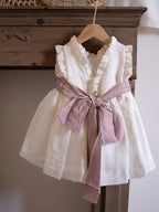 Abito Cerimonia Bimba Beige 4917/B by NISERET
