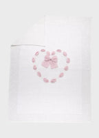 Coperta Neonata Bianco FIOCCO 193 by BABY LORD