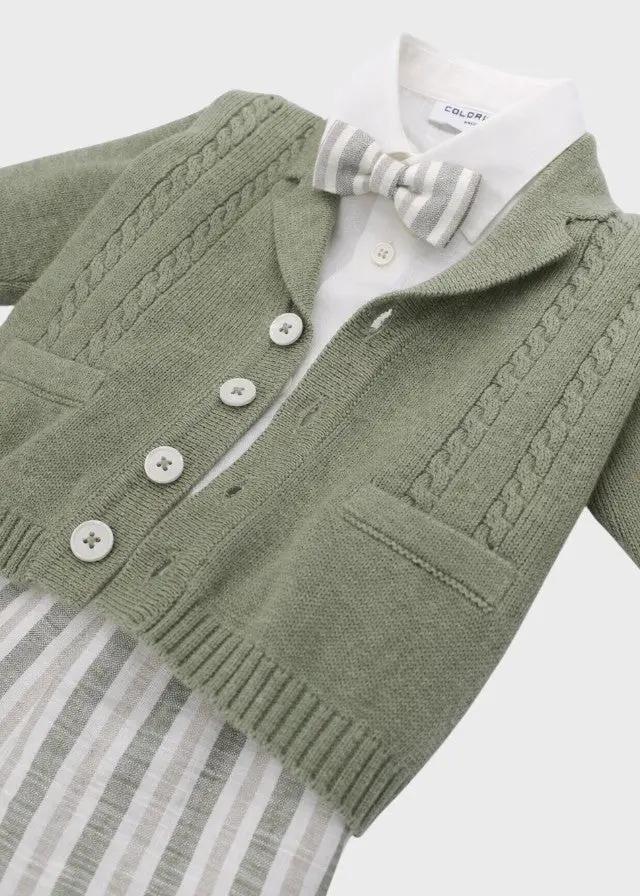 Completo Cerimonia Bimbo Verde MN408414/4878 by COLORICHIARI
