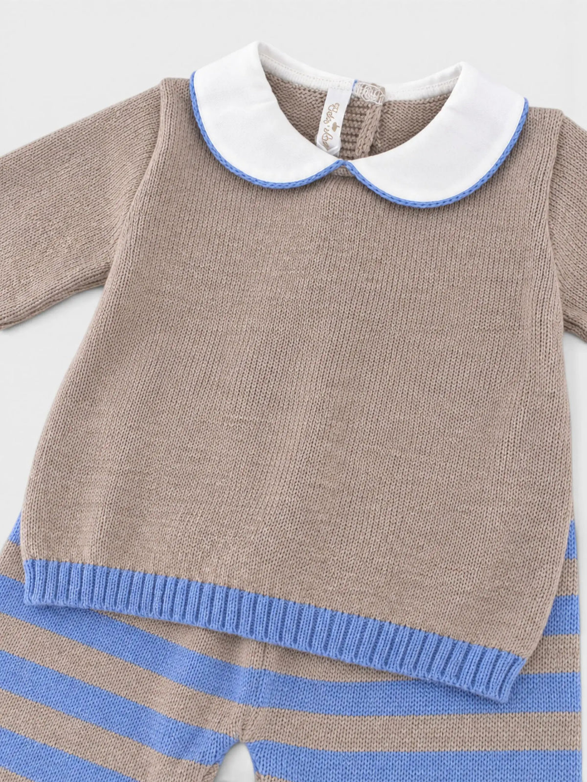 Completo nascita Neonato Avorio RIGHE 523/A by BABY LORD