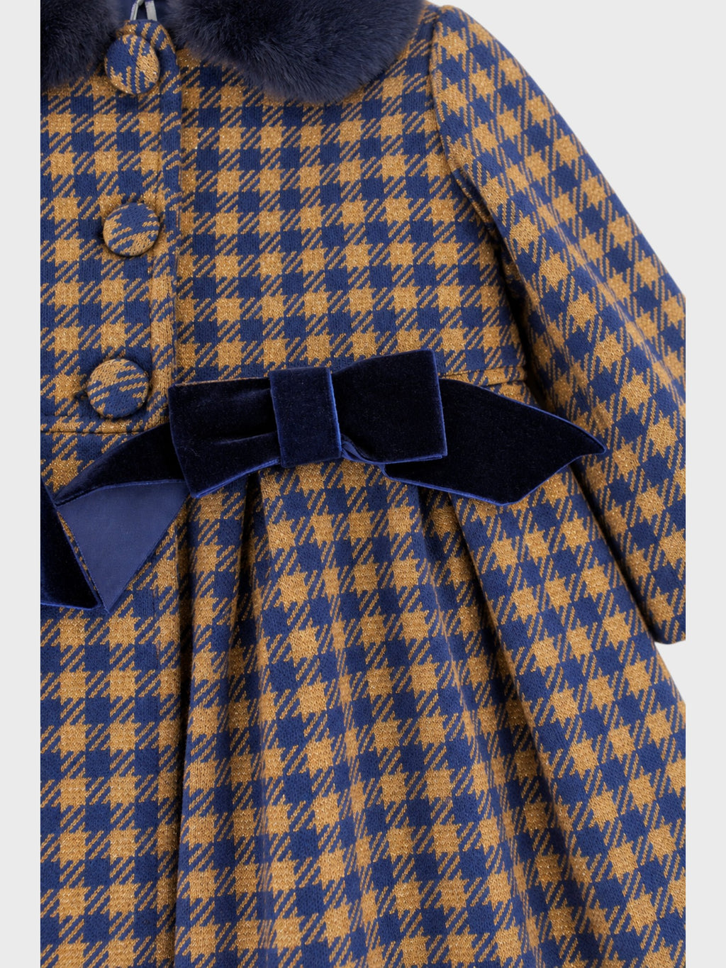 Cappotto Bimba Blu GG41I