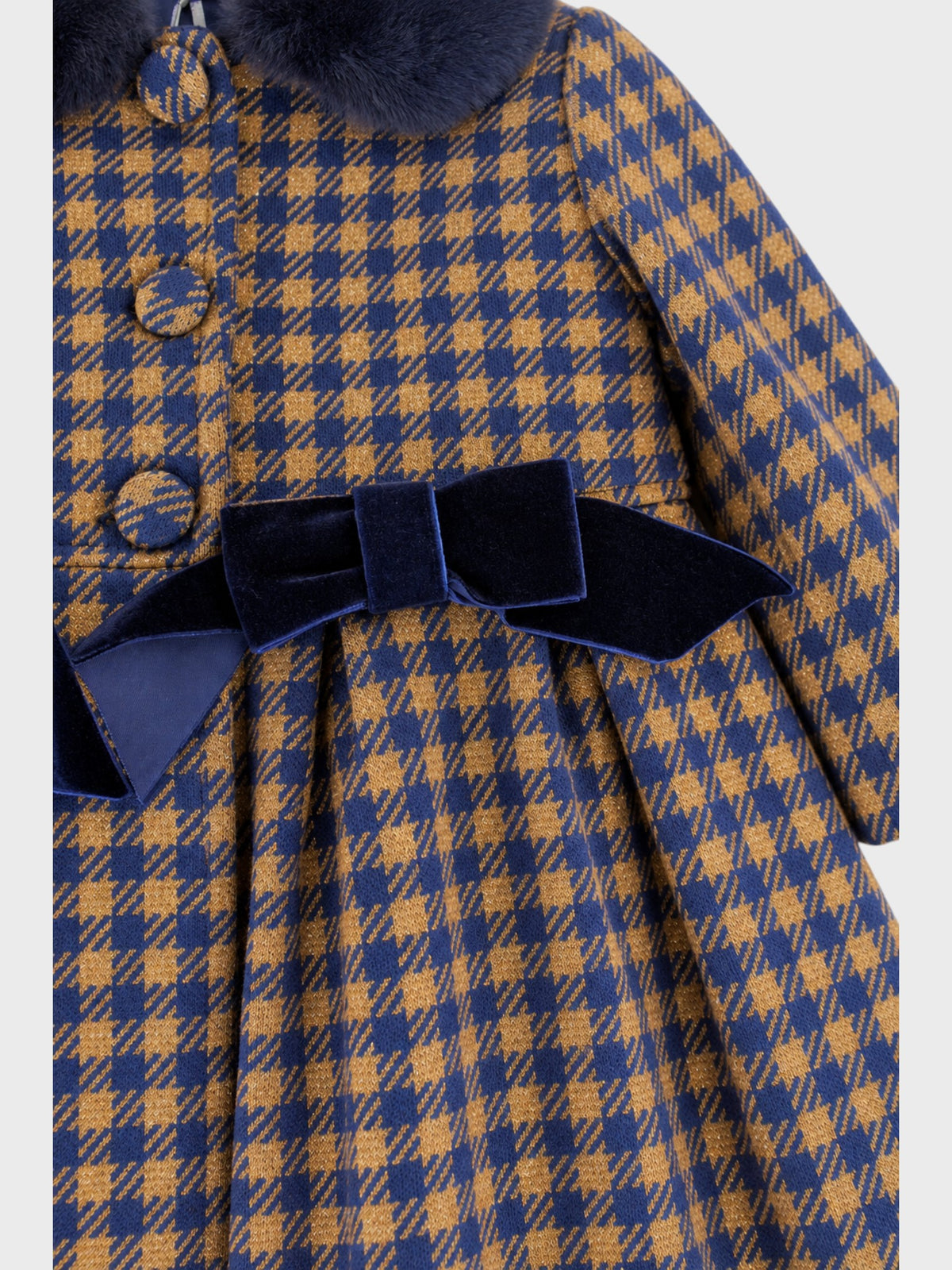 Cappotto Bimba Blu GG41I