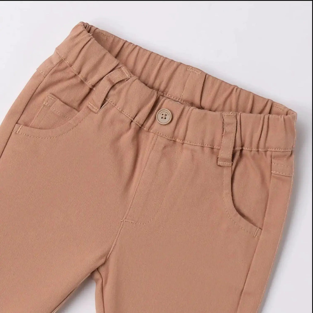 Pantaloni Bimbo Beige 3F623/945 by MINIBANDA