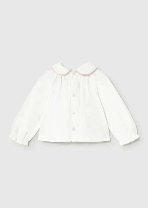 Blusa texture Bimba Ecru 2115/31 by MAYORAL