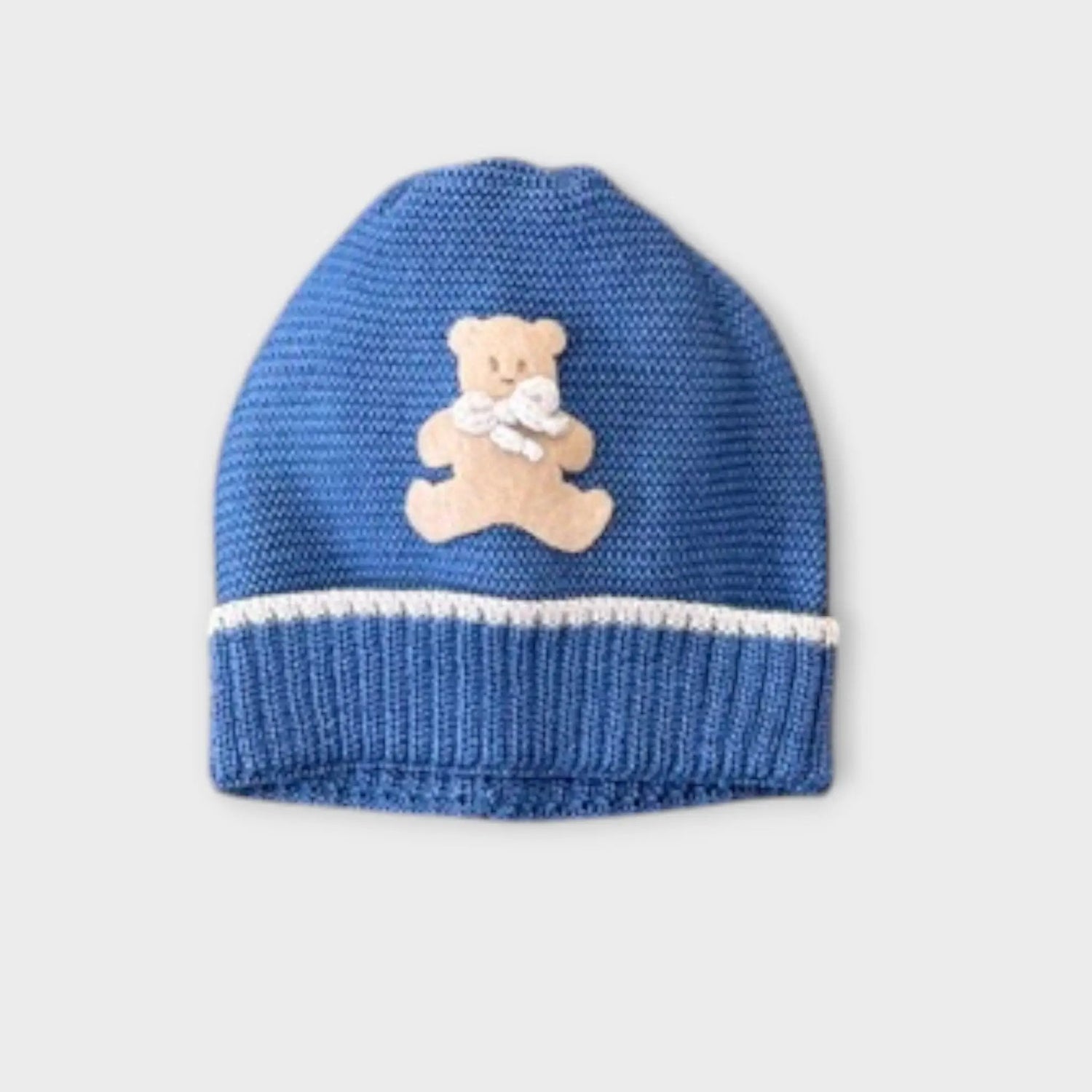 Cuffia Neonato Blu ORSETTO 603 by BABY LORD