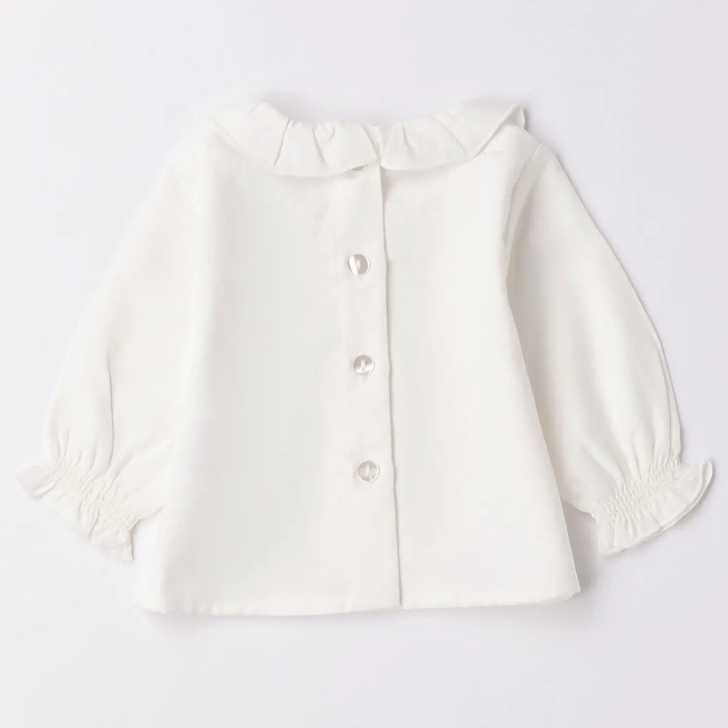 Camicia Bimba Bianco 3F700/112 by MINIBANDA