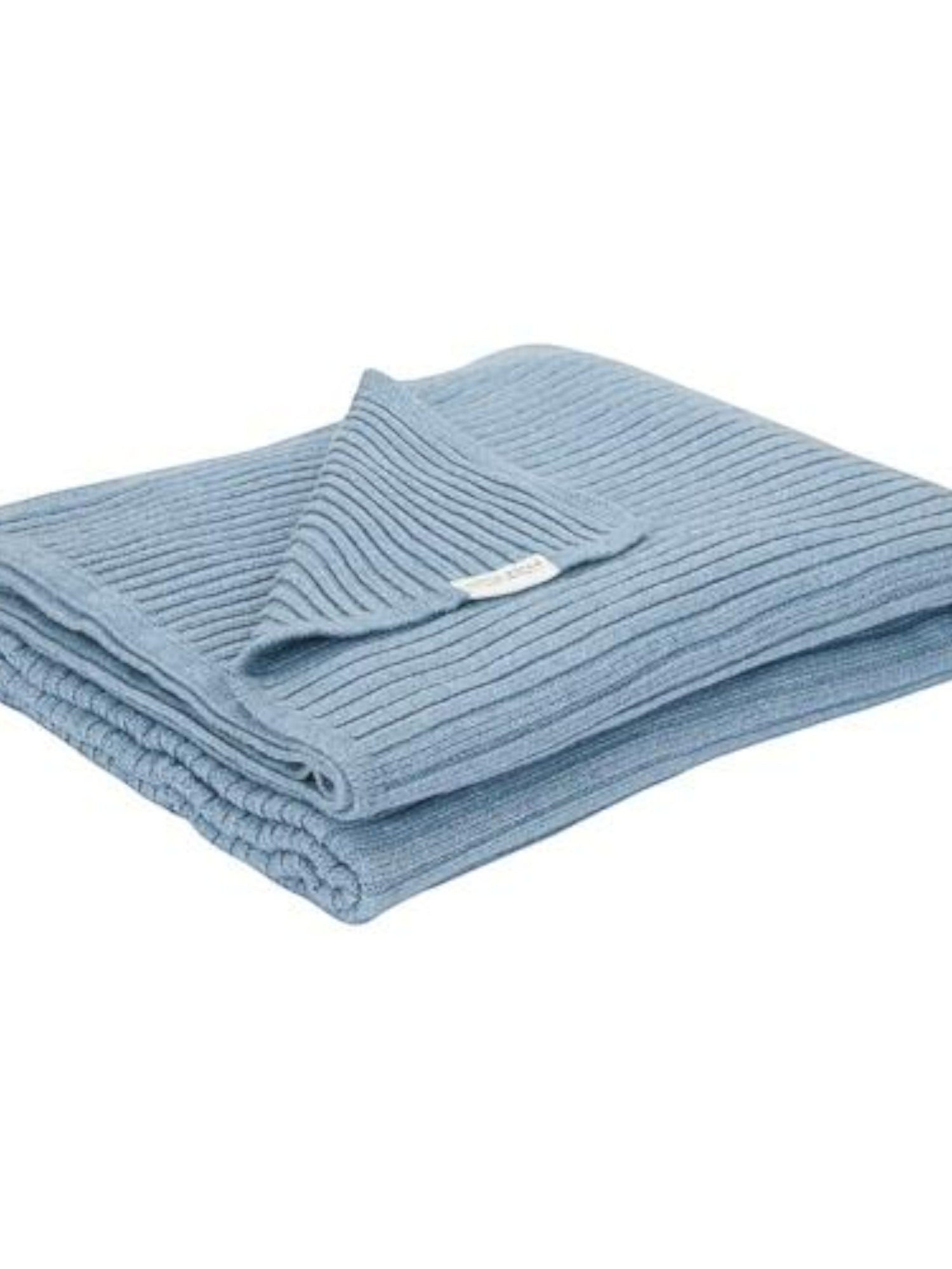 Copertina Culla lavorata a maglia  Blu TE13644035 -  NANU' BABY