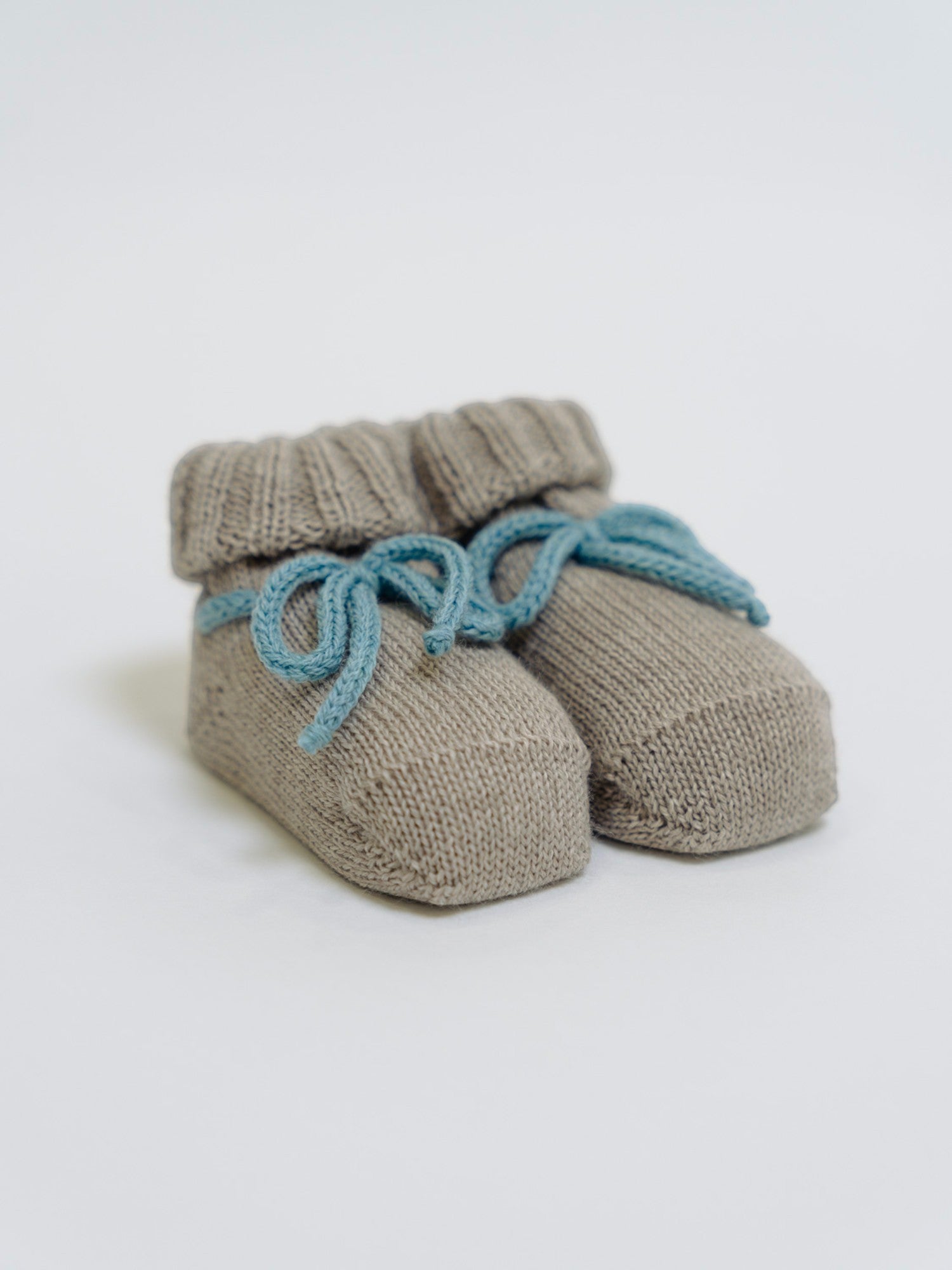 Babbucce Righe Neonato AVORIO RIGHE 706/E -  NANU' BABY
