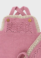 Salopette Bimba Rosa CROCHE' 8004/54 by MARTA Y PAULA
