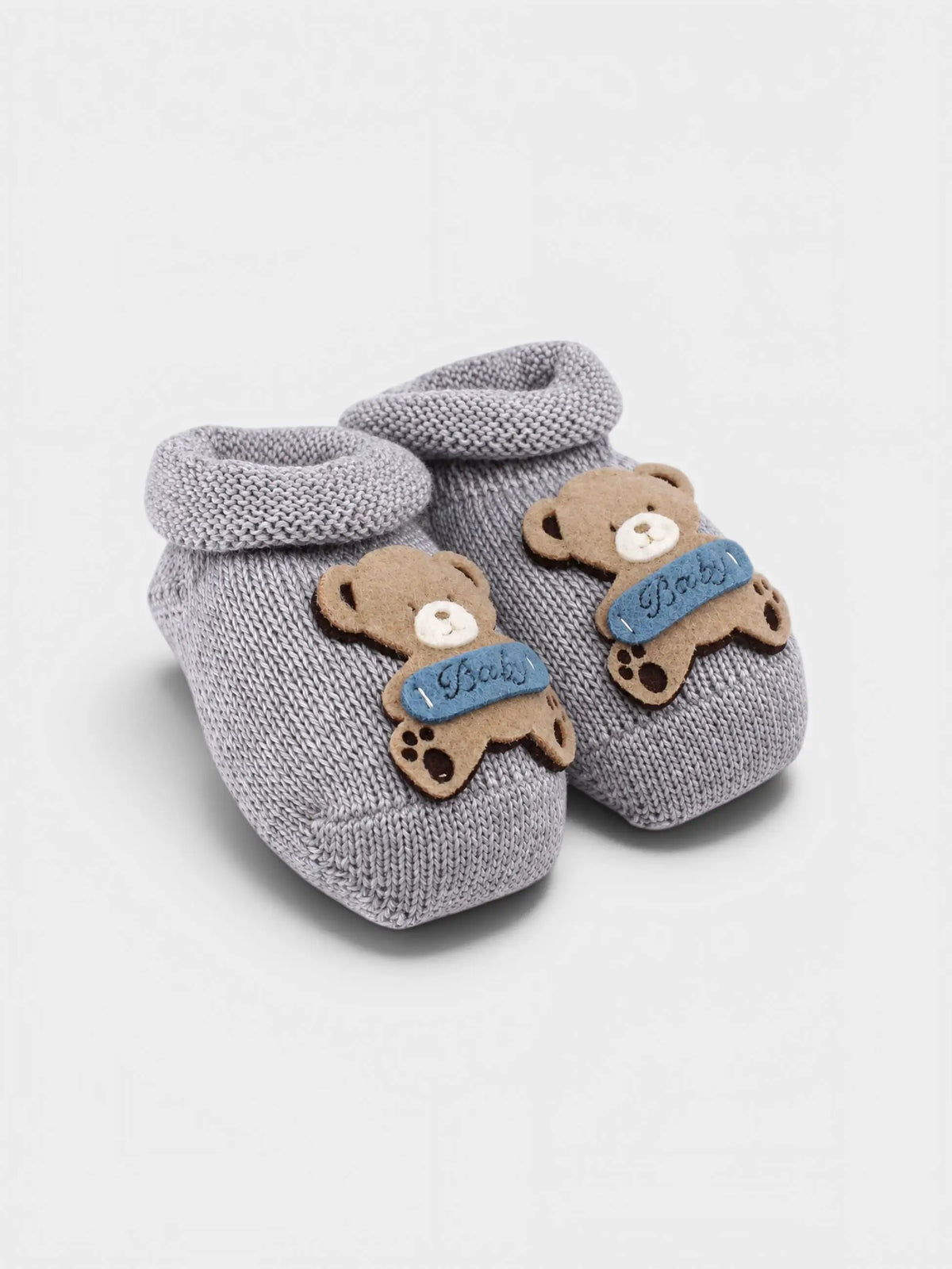 Babbucce Neonato Grigio 2835/N4 by STORY LORIS