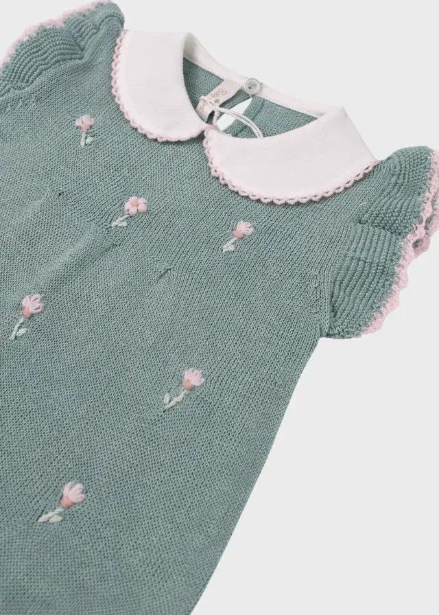 Tutina Neonata Verde MARGHERITE 363/V by BABY LORD