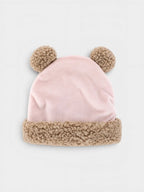 Cuffia Neonata Rosa IN7073/R by MARLU'