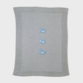 Coperta Neonato Grigio CAVALLINO/120 by BABY LORD