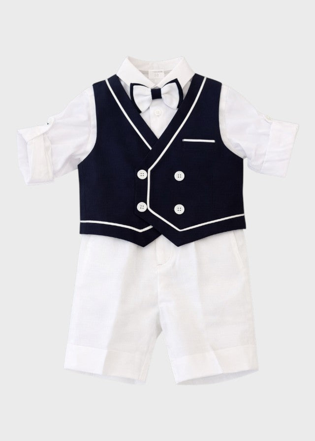 Completo Cerimonia Bimbo Blu 7229/B by BIMBALO'