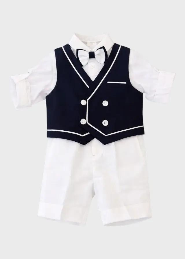 Completo Cerimonia Bimbo Blu 7229/B by BIMBALO'