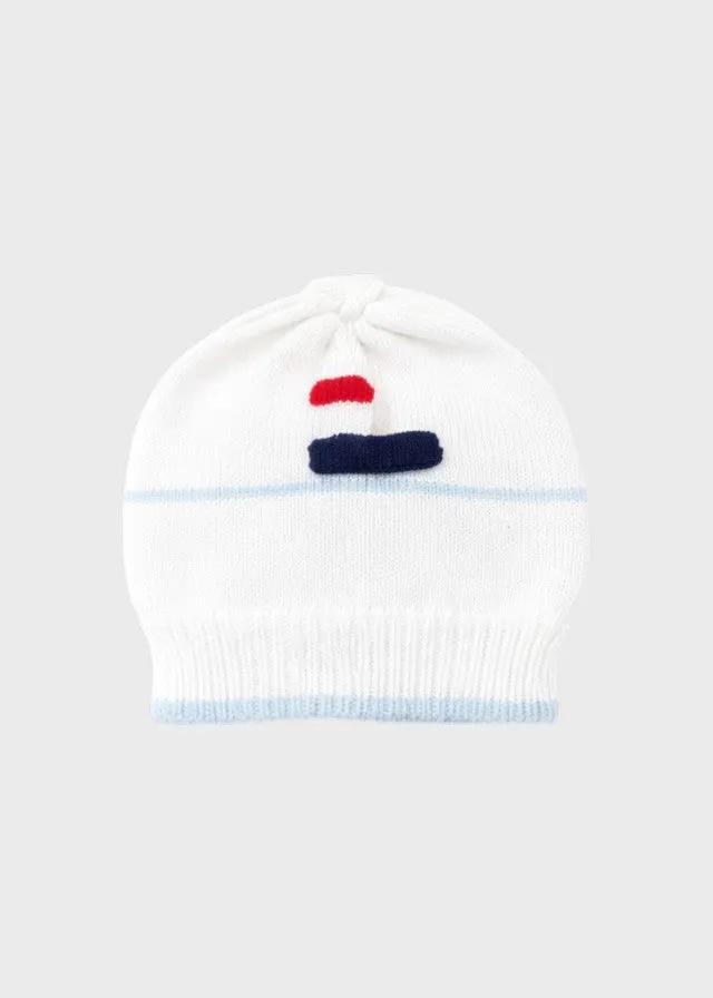 Cuffia Neonato Bianco BILLY/779 by PICCOLA GIUGGIOLA