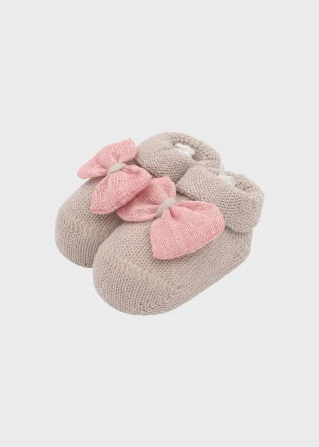 Babbucce Neonata Corallo 768 by BABY LORD