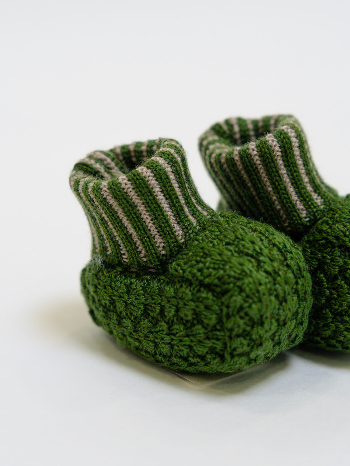 Babbucce Neonato VERDE IN62S -  NANU' BABY