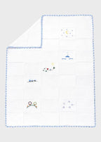 Coperta Neonato Bianco MARIO/CO by PICCOLA GIUGGIOLA