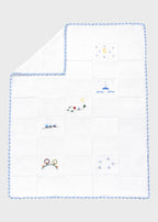 Coperta Neonato Bianco MARIO/CO by PICCOLA GIUGGIOLA