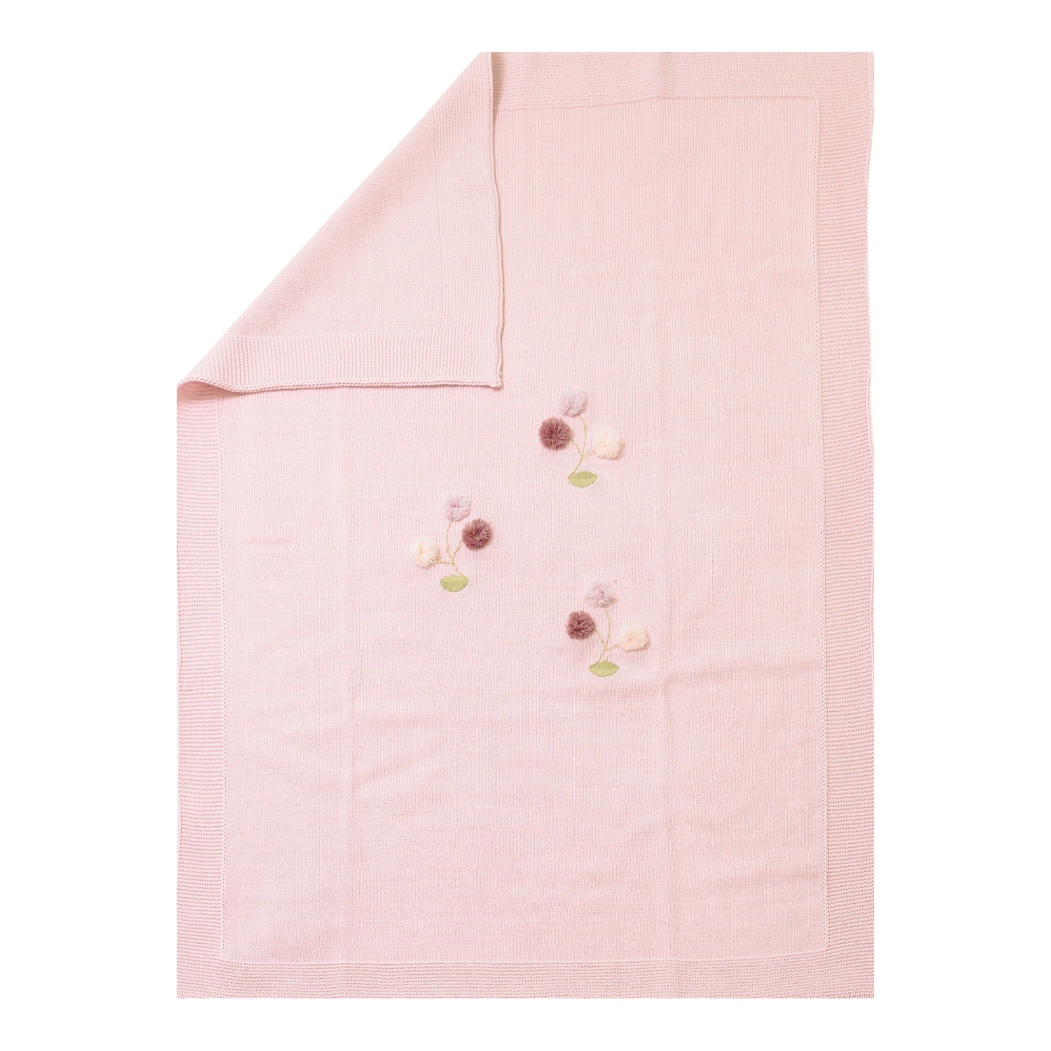 Copertina Neonata Misto Lana Rosa SARTORIA DEI PICCOLI (cod. LC1107)