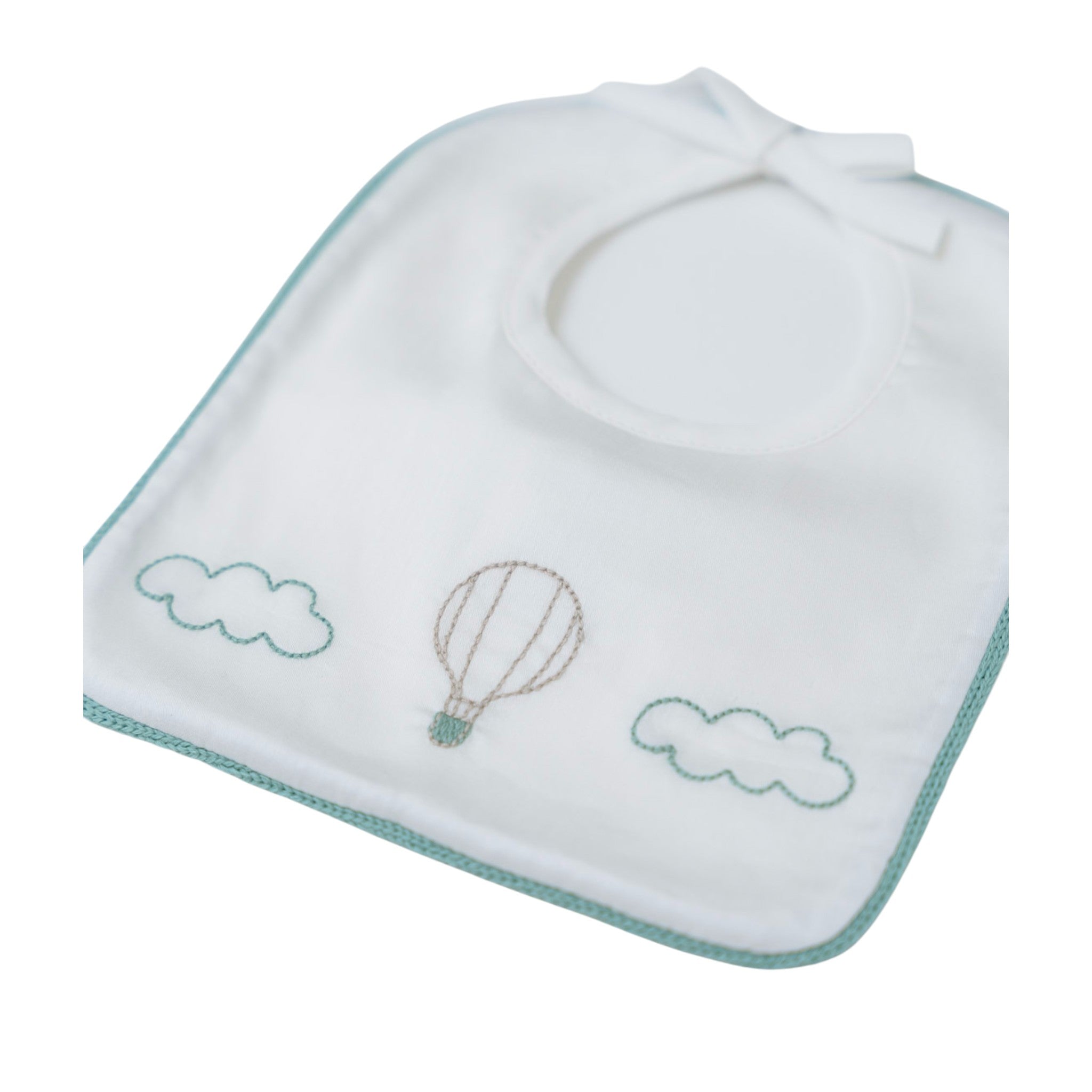 Bavetta Neonato Cotone 100% Vaniglia Mongolfiera IN57BAV/V
