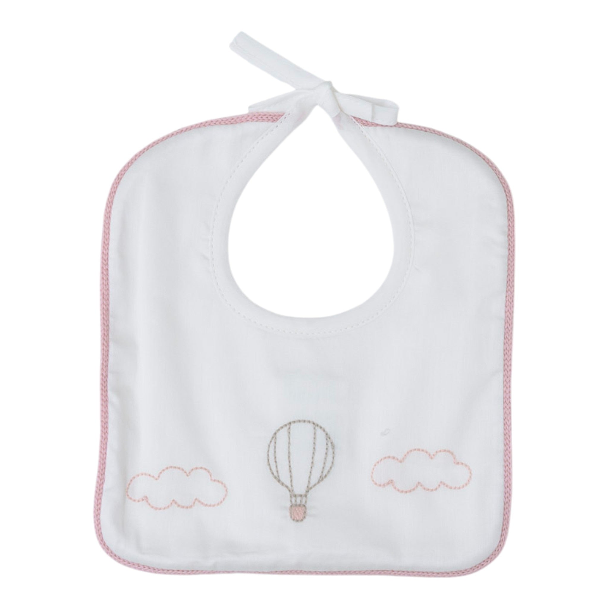 Bavetta Neonata Cotone 100% Vaniglia Mongolfiera IN57BAV/R