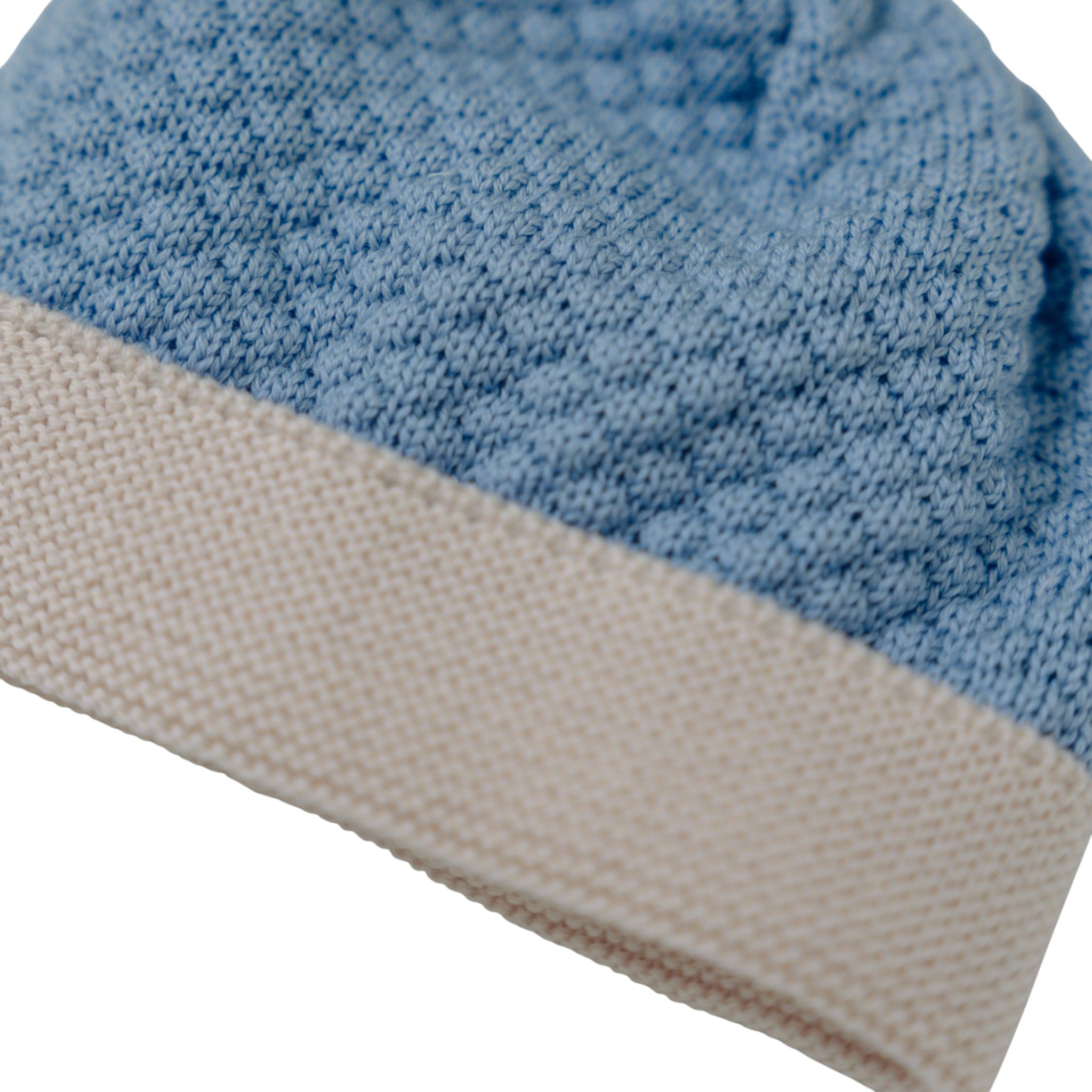 Cuffia Neonato Lana Vergine 100% Cielo IN5771BT/C