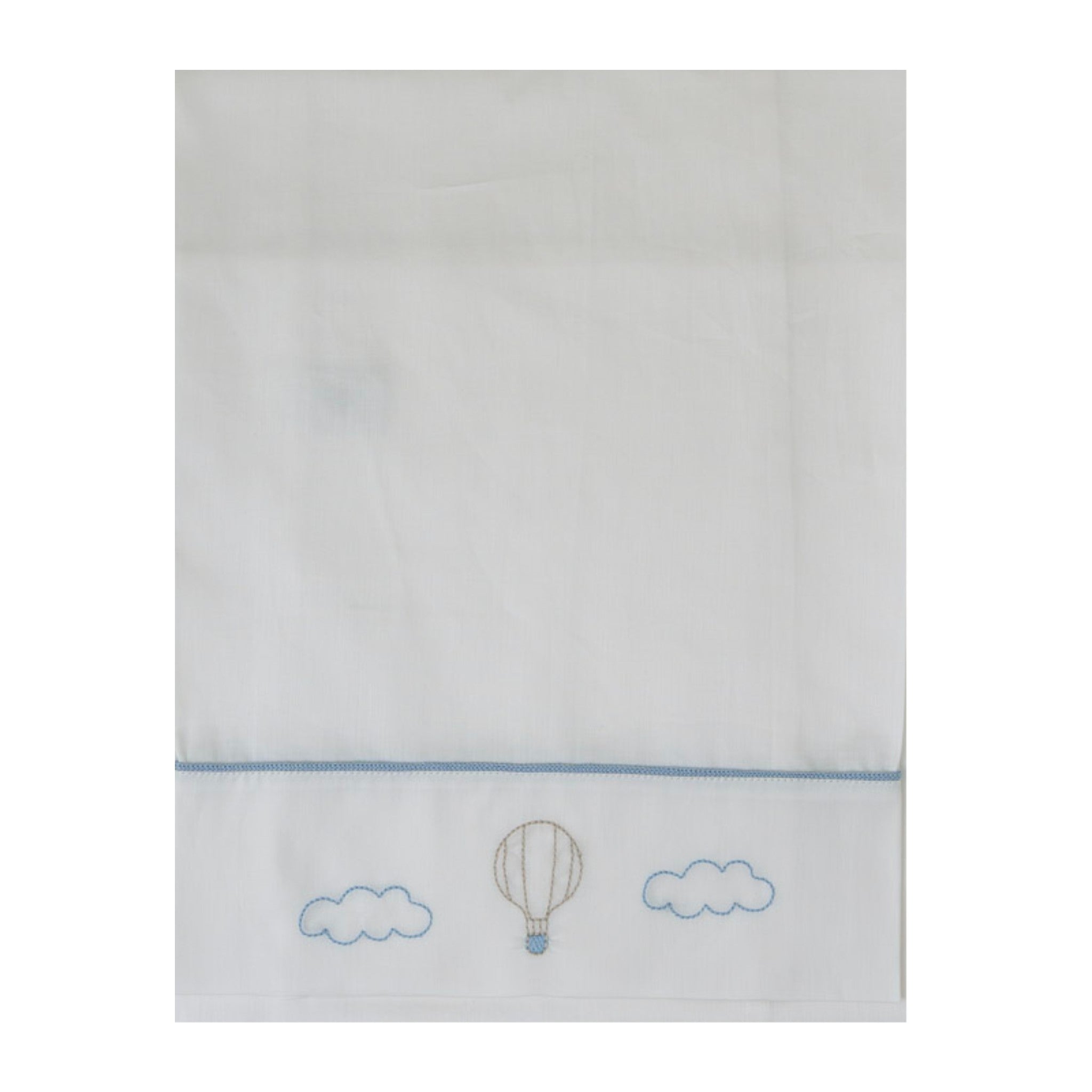 Lenzuolino Neonato Cotone 100% Set 3 Pezzi Vaniglia Mongolfiera IN57LE/C