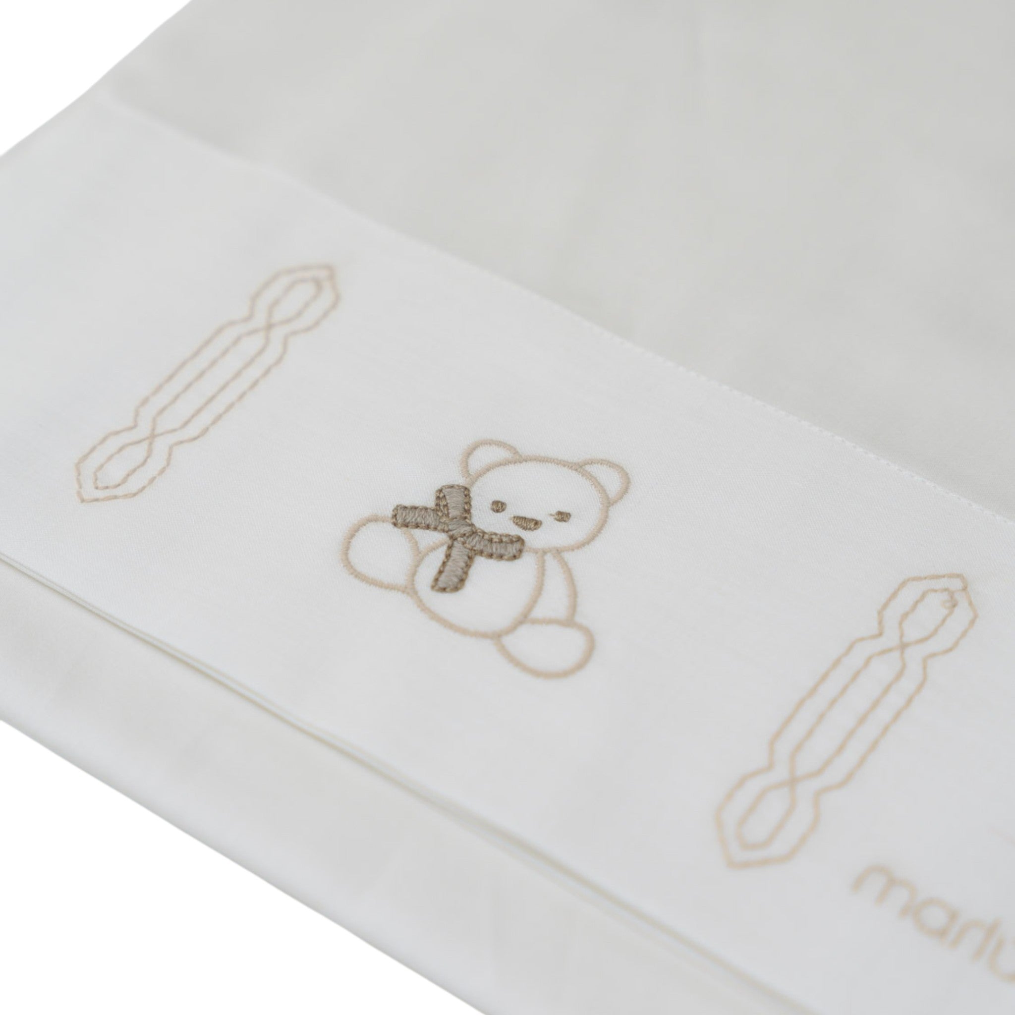 Lenzuolino Neonato Cotone 100% Set 3 Pezzi Vaniglia IN54LE