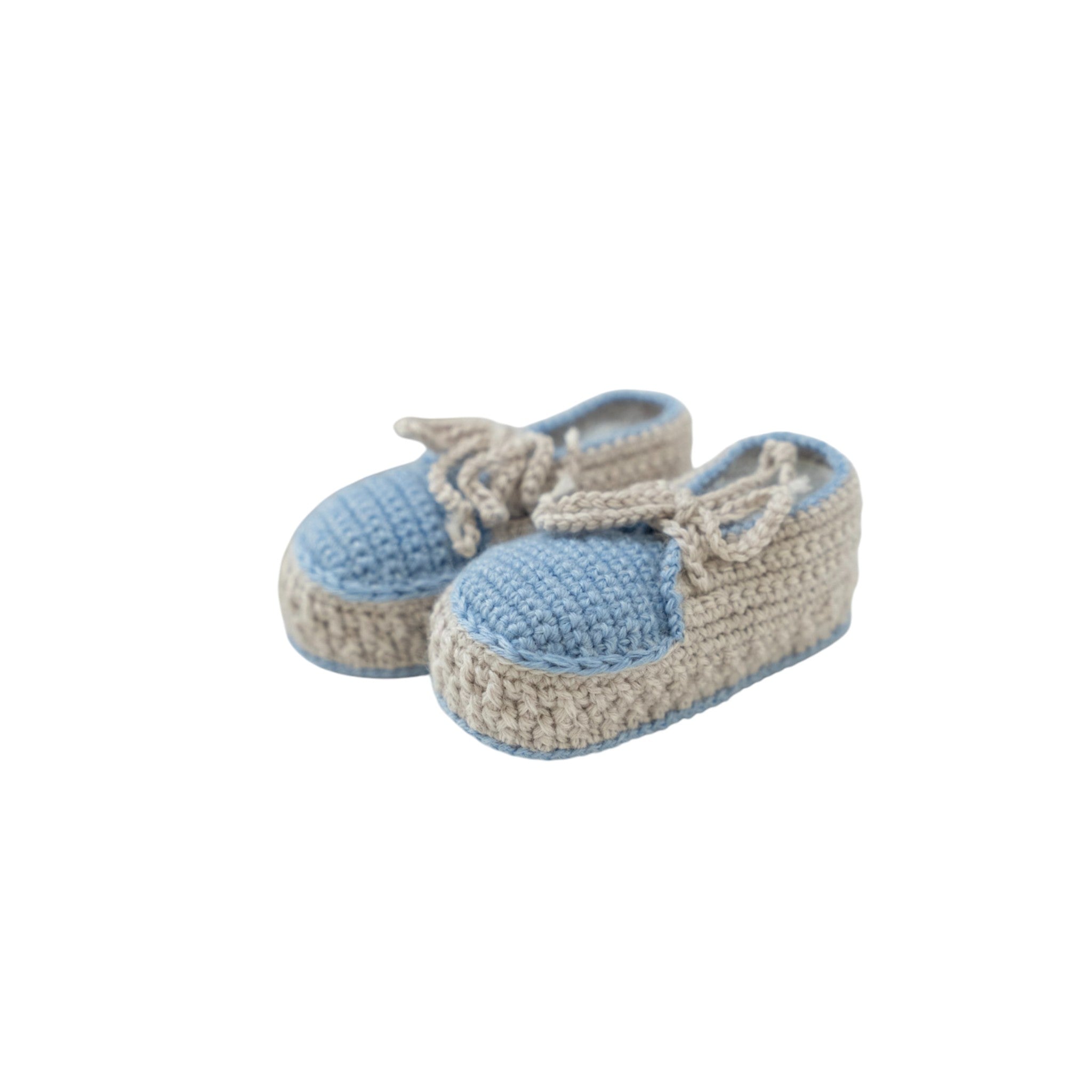 Completo 2 Pezzi Babbucce Ricamo Trenino BENNY - Piccola Giuggiola BENNY-CN
