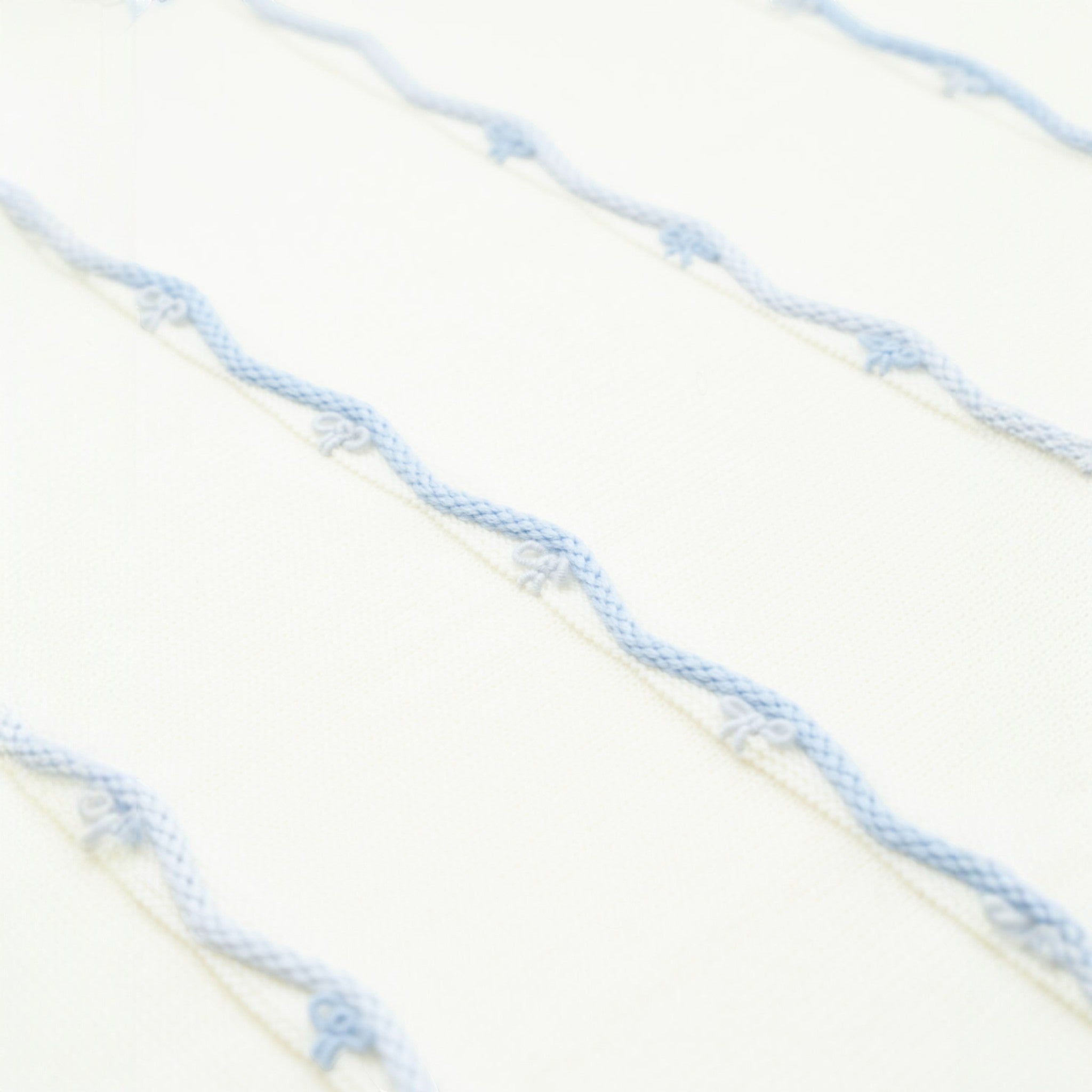 Coperta Neonato PANNA Fiocchi Grigio ARTEMIDE - PICCOLA GIUGGIOLA