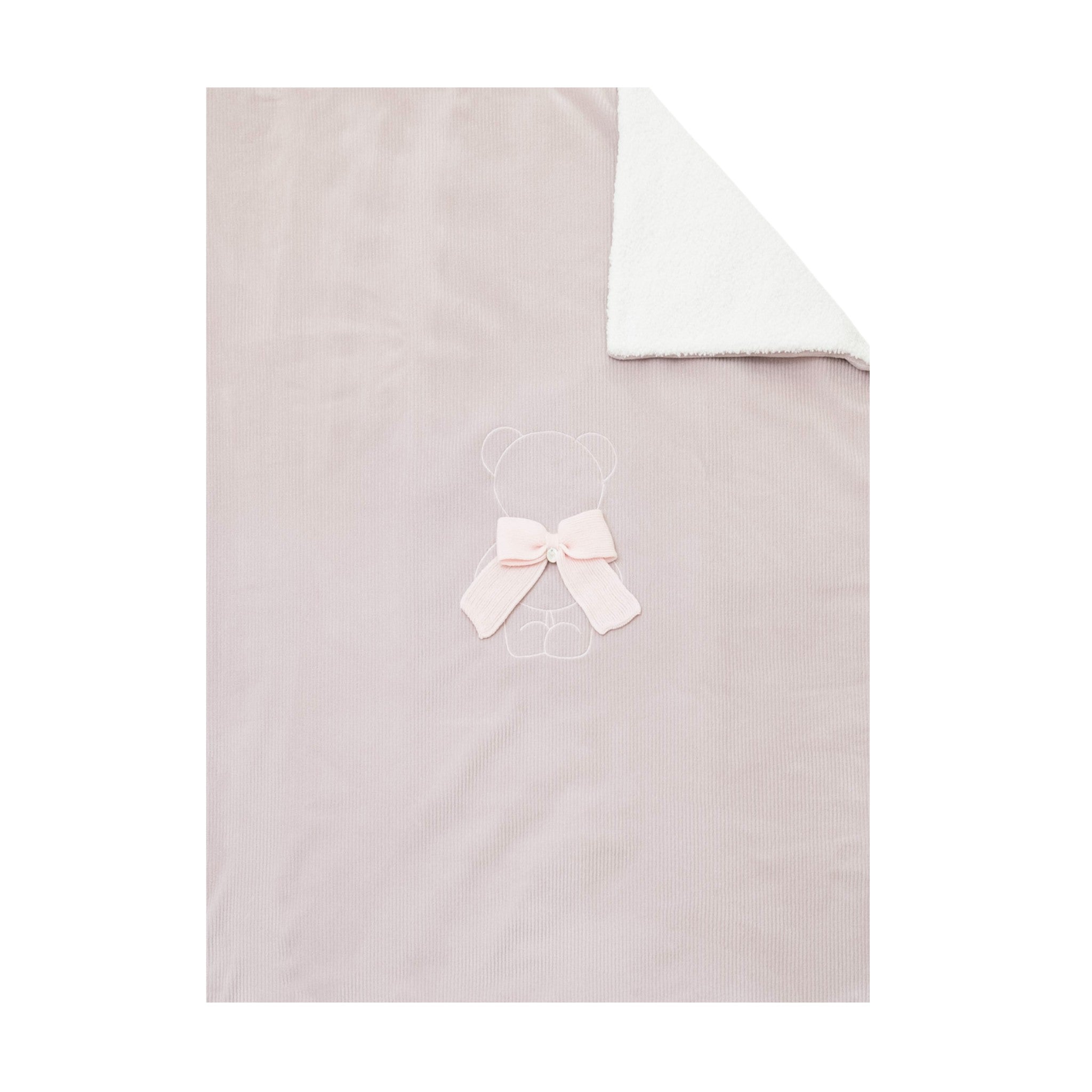 Coperta Imbottita Neonata Cotone 100% Rosa IN5981/R