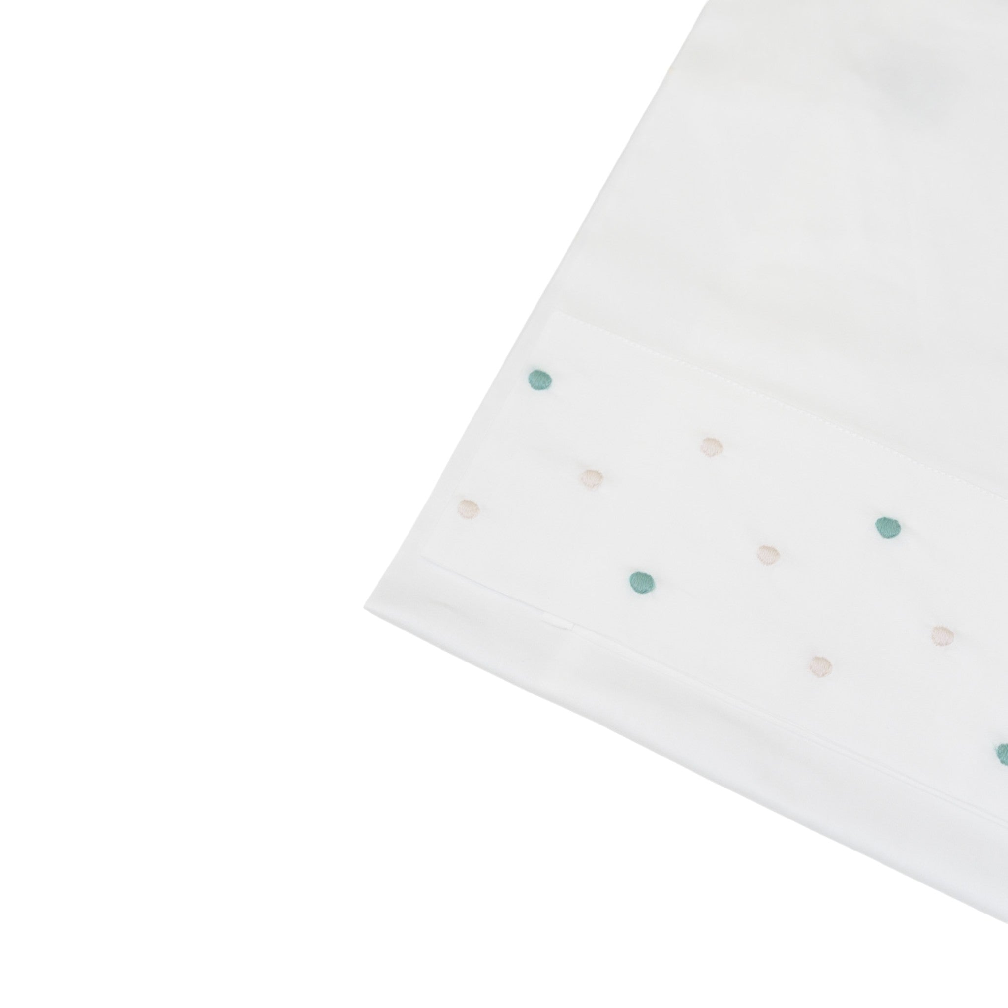 Lenzuolino Neonata Cotone 100% Set 3 Pezzi Vaniglia Verde IN23LE/V