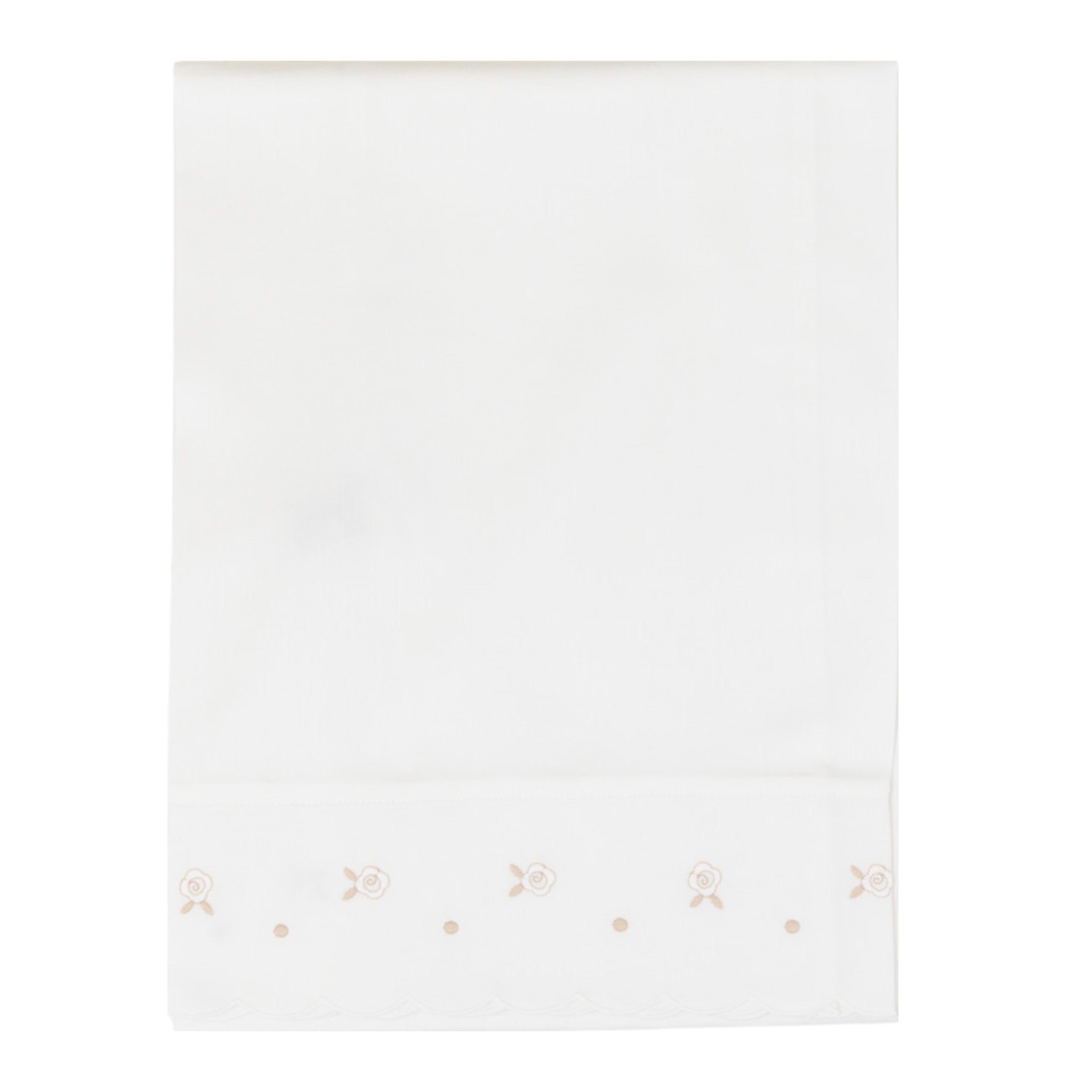 Lenzuolino Neonata Cotone 100% Set 3 Pezzi Vaniglia Tortora IN24LE/V