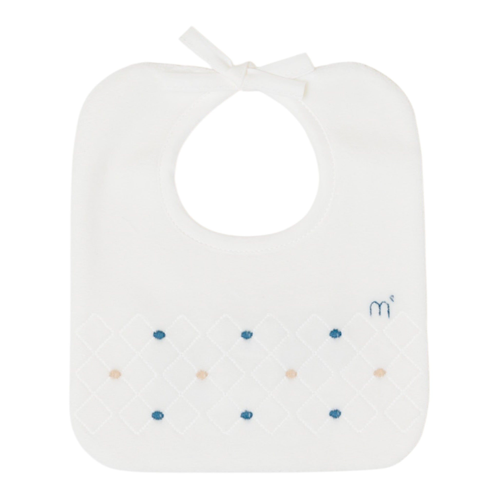Bavetta Neonato Cotone 100% Vaniglia IN71BAV/Z
