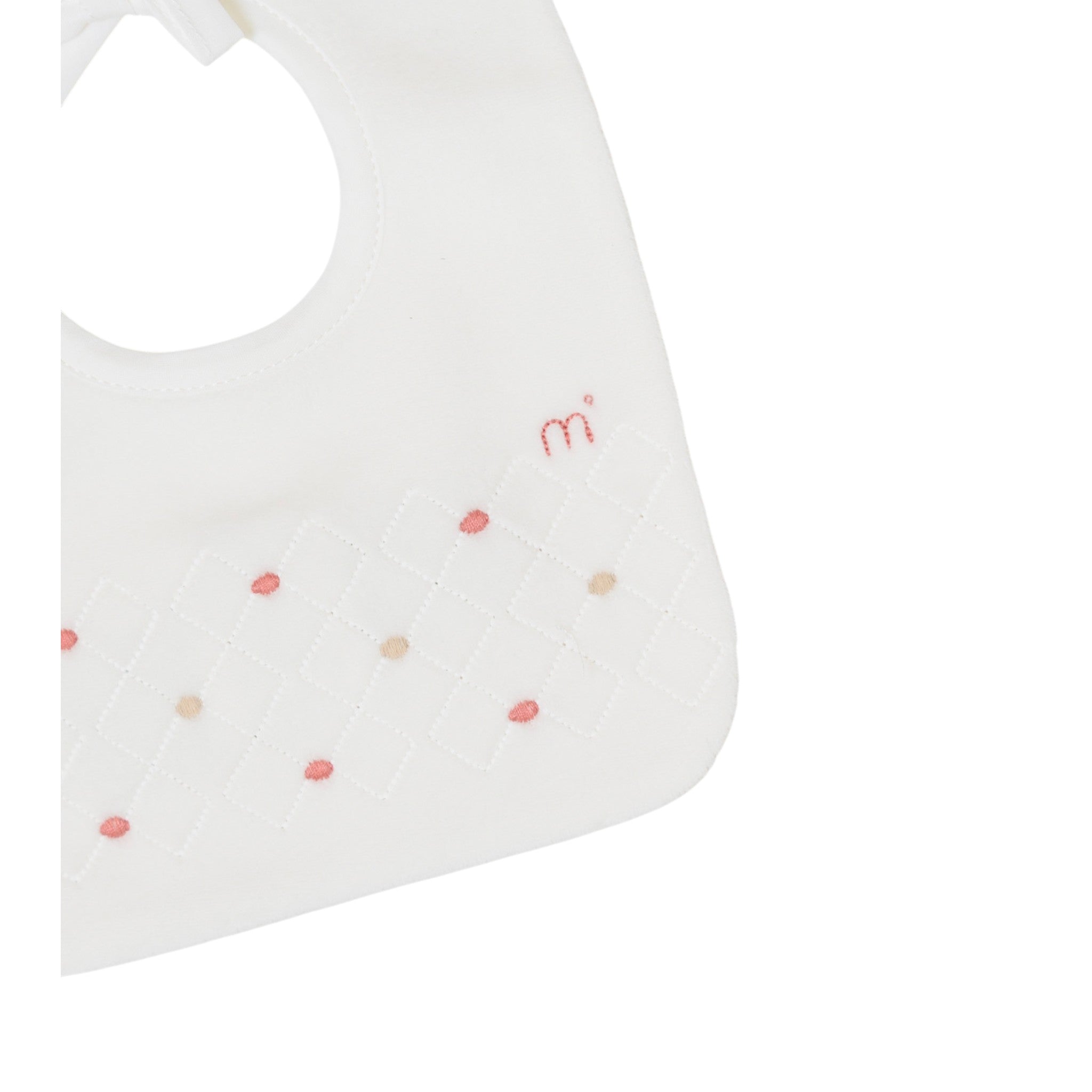 Bavetta Neonata Cotone 100% Vaniglia IN71BAV/R