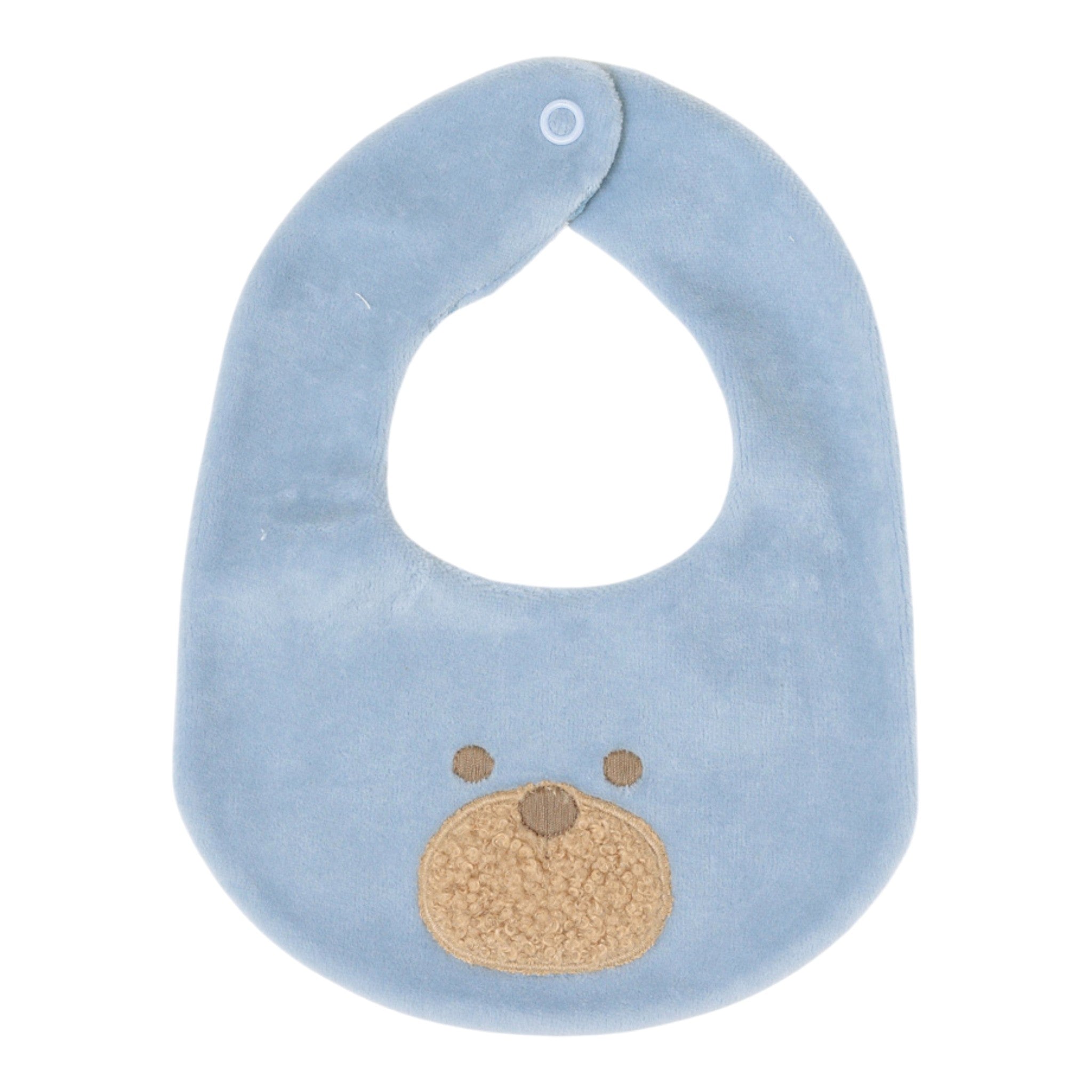 Bavetta Neonato Ciniglia 100% Cielo IN70BAV/C