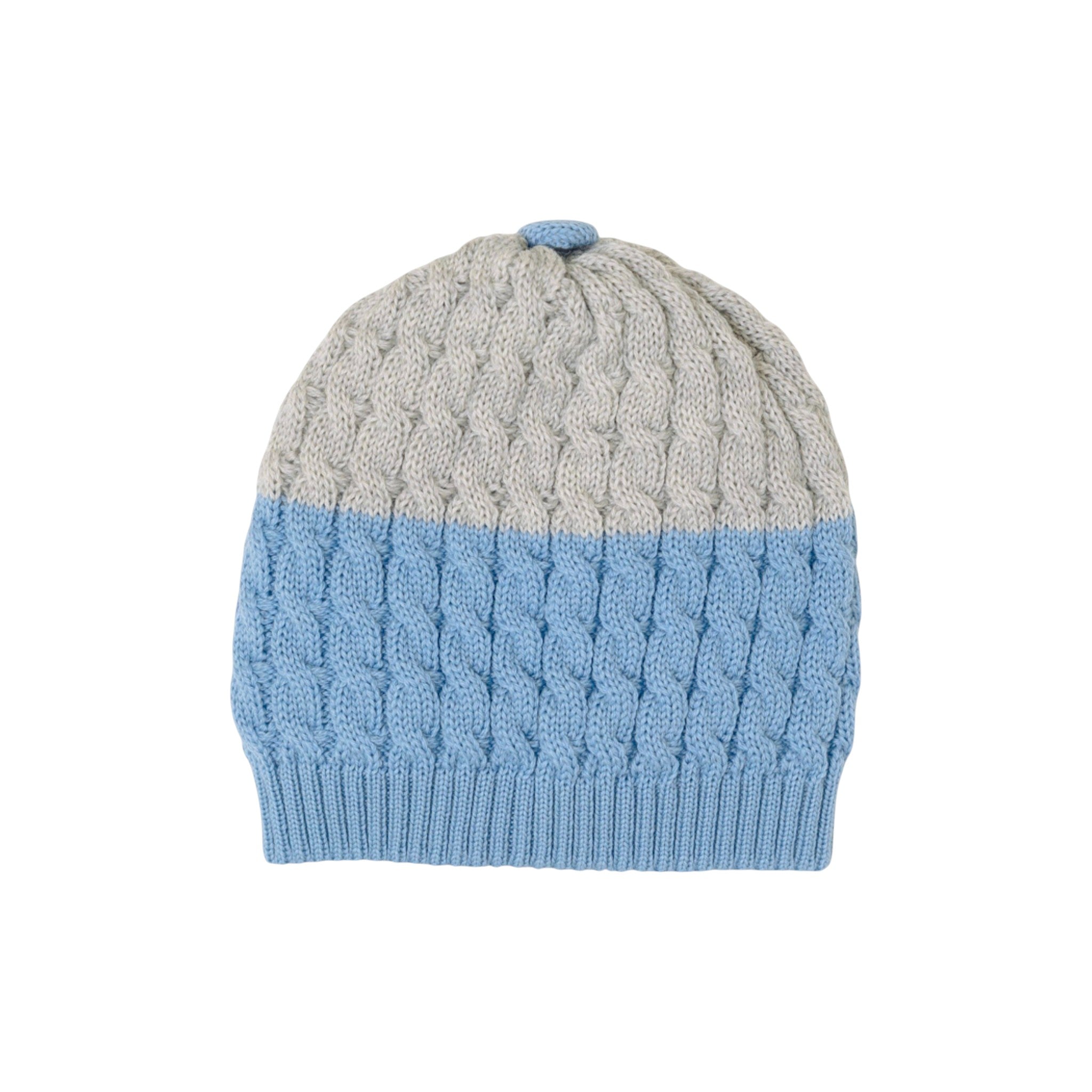 Cuffia Neonato Lana Vergine 100% Cielo IN6871BT/C