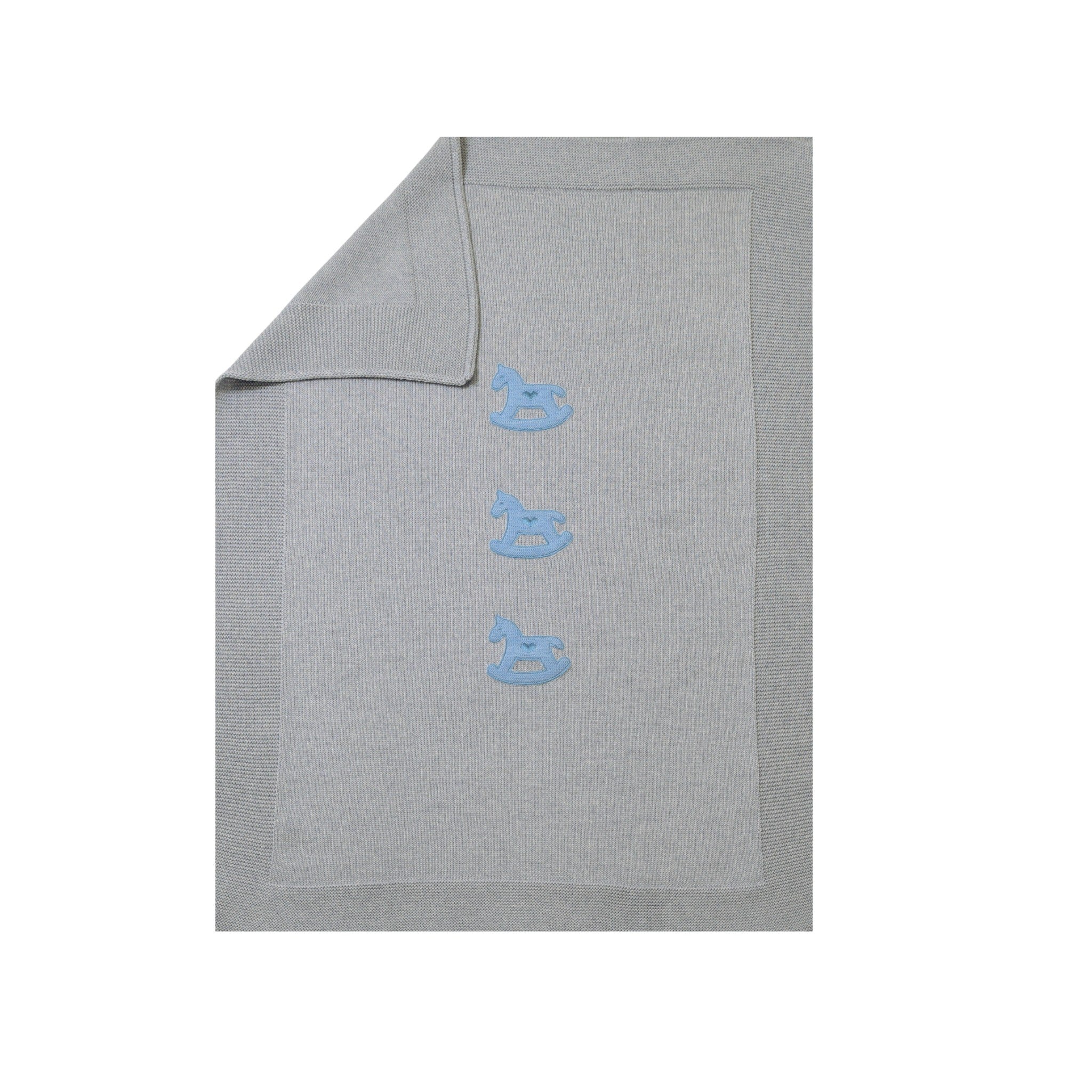 Coperta Cavallino a dondolo Neonato Grigio CAVALLINO/120