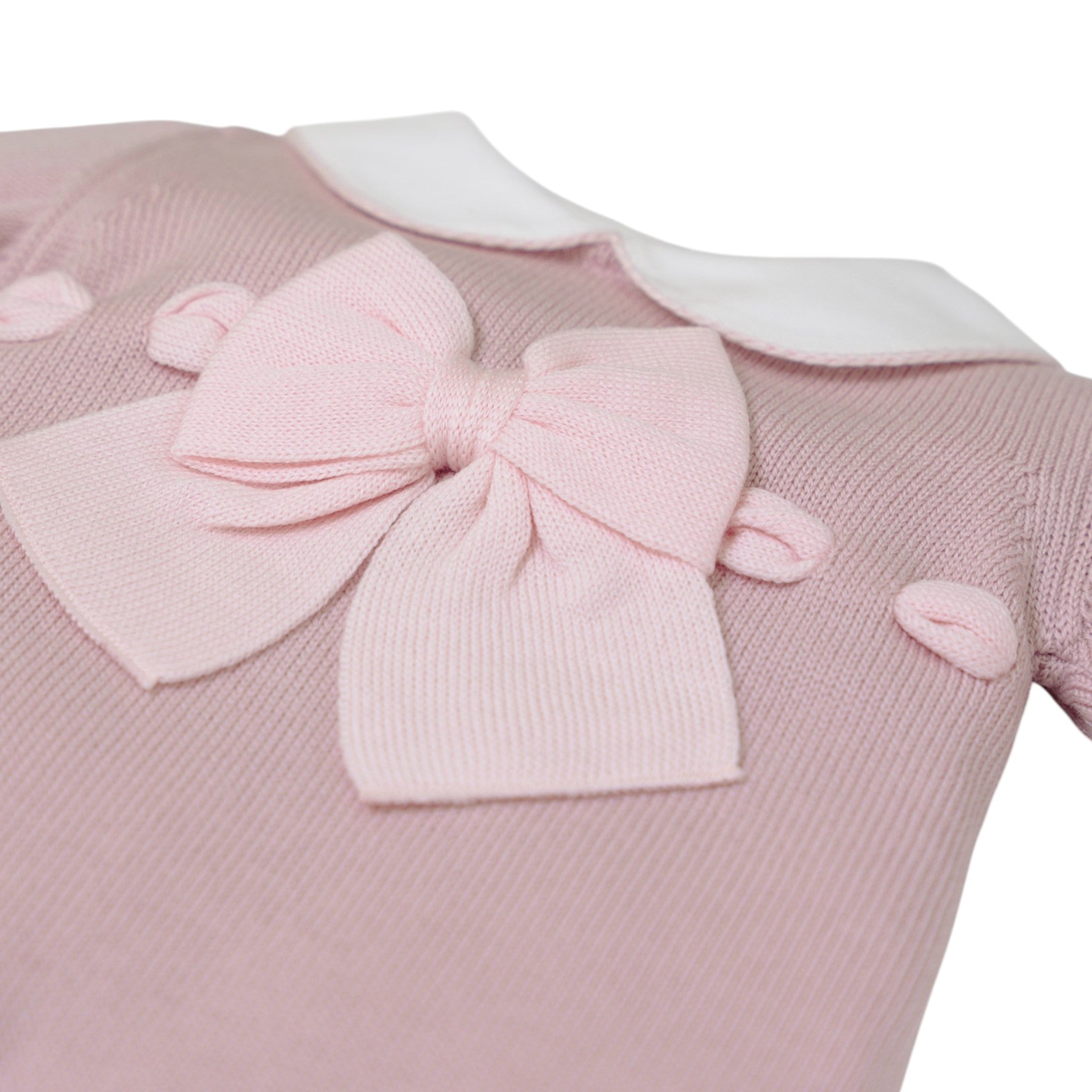 Tutina  Fiocco romantico Neonata Rosa FIOCCO/345