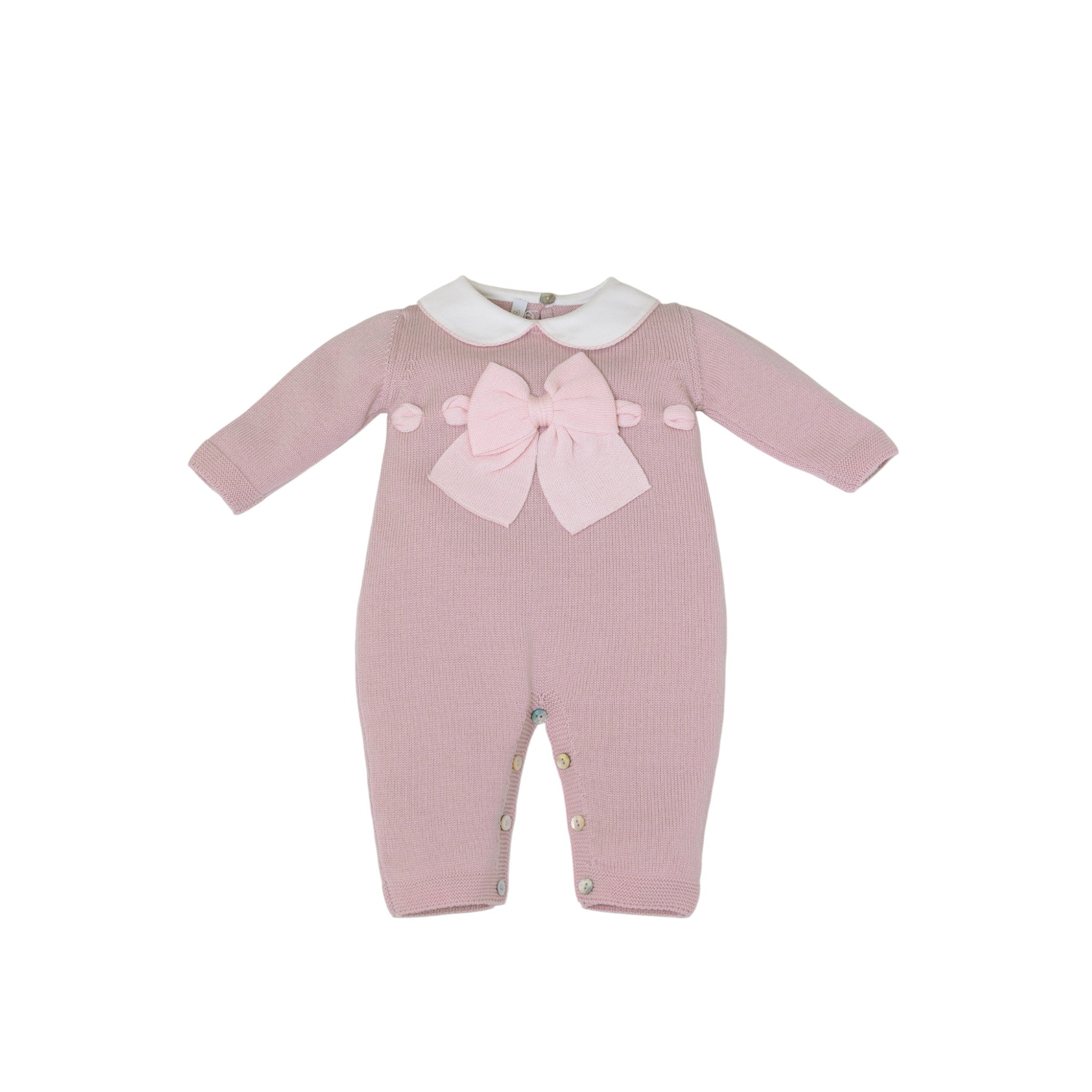 Tutina  Fiocco romantico Neonata Rosa FIOCCO/345