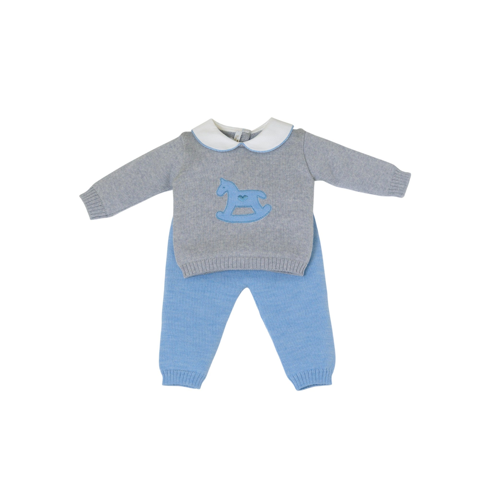 Completo nascita Cavallino a dondolo Neonato Grigio CAVALLINO/522