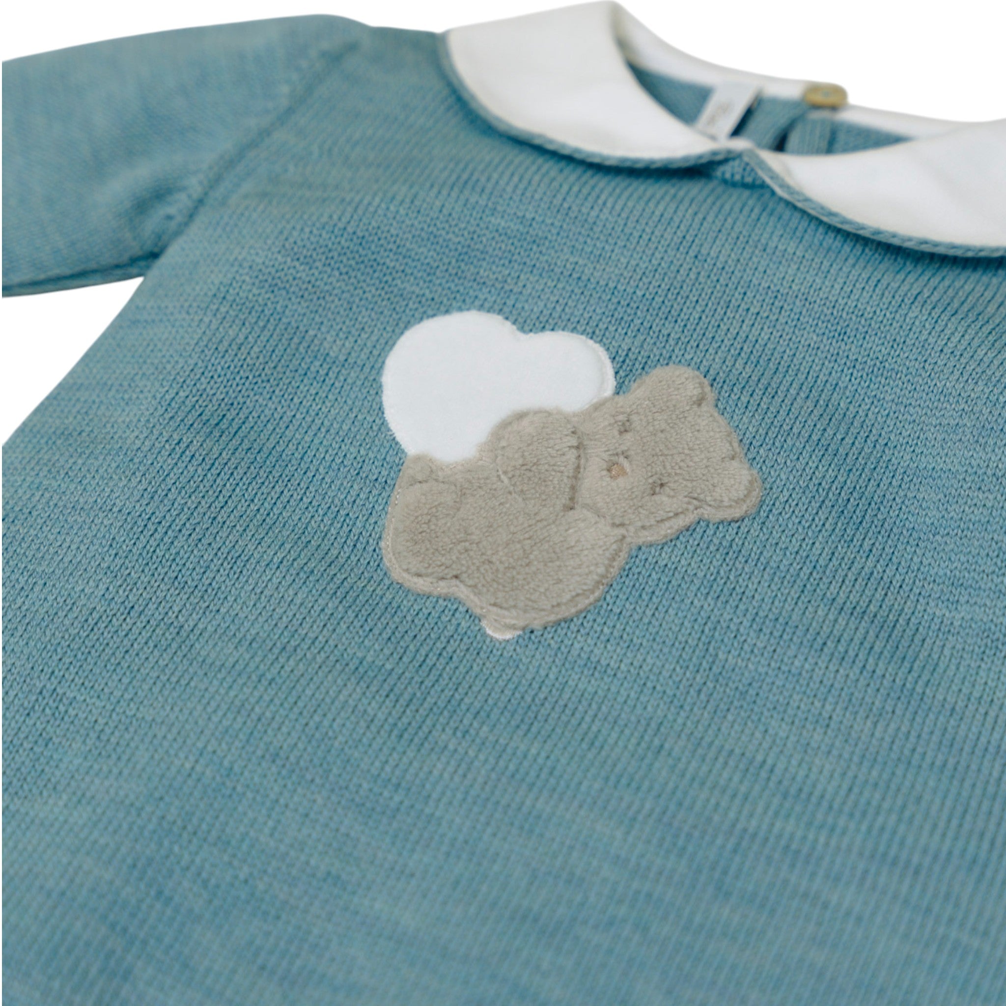 Teddy Love Baby Onesie GREEN
