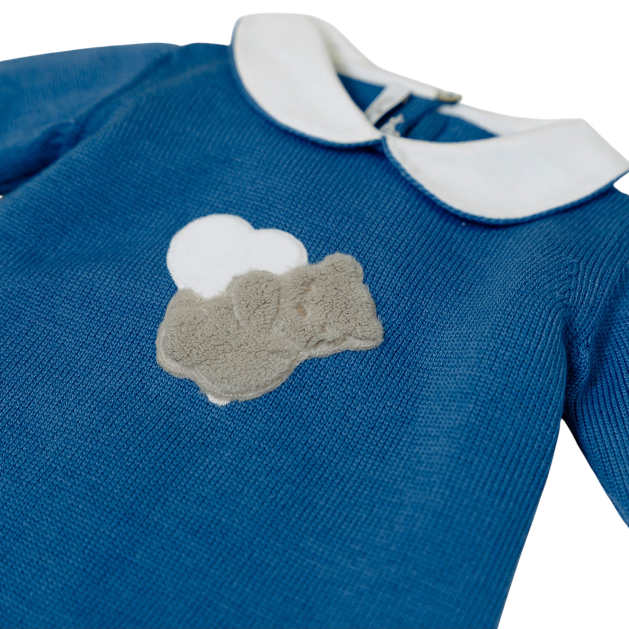 Teddy Love Baby Onesie BLUE