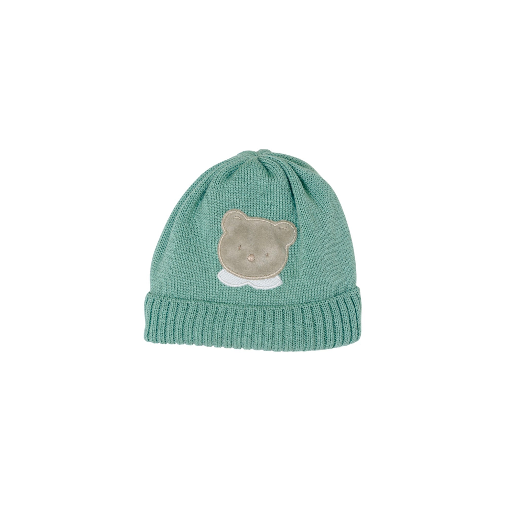 Cuffia Teddy Bear Neonato Verde TEDDY BEAR/606-V